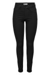 JDY - Jeans - JDY Tulga Anni Hw Ank Skinn Jeans Mix Dnm - Black Denim