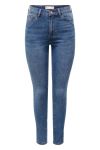 JDY - Jeans - JDY Tulga Anni HW Ank Skinn Jeans Mix - Medium Blue Denim