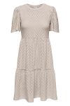 JDY - Kjole - JDY Carla Cathinka S/S Dress - Chateau Gray