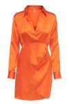 JDY - Kjole - JDY Fifi LS Dress - Orangeade