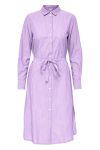 JDY - Kjole - Bubble Life L/S Midi Shirt Dress - Lavender