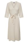 JDY - Kjole - JDY Lion 3/4 Wrap Dress - Sandshell