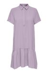 JDY - Kjole - Lion S/S Placket Dress - Lavender Frost