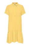 JDY - Kjole - Lion S/S Placket Dress - Lemon Drop