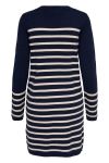 JDY - Kjole - JDY Marco L/S Striped Dress Knit - Sky Captain