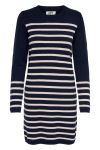 JDY - Kjole - JDY Marco L/S Striped Dress Knit - Sky Captain