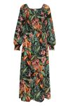JDY - Kjole - Mina 3/4 Smock Ankle Dress - Black