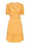 JDY - Kjole - Piper 2/4 Wrap Smock Dress - Golden Apricot