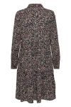 JDY - Kjole - Piper LS Shirt Dress - Black/Vibrant Small Flower