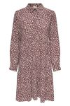 JDY - Kjole - Piper LS Shirt Dress - Zinfandel/Simple Flower