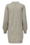 JDY - Kjole - JDY Rue LS High Neck Dress KNT - Chateau Gray