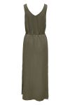 JDY - Kjole - JDY Say S/L Linen Maxi Tie Dress Dia - Kalamata 