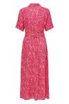 JDY - Kjole - JDY Starr Life 2/4 Midishirt Dress Dia - Fuchsia Purple