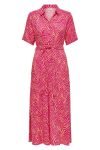JDY - Kjole - JDY Starr Life 2/4 Midishirt Dress Dia - Fuchsia Purple