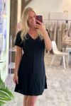 JDY - Kjole - JDY Starr Life S/S Dress - Dia Black