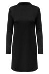 JDY - Kjole - JDY Tonsy L/S Funnel Dress - Black