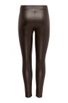 JDY - Leggings - JDY Stine Pu Leggings - Chocolate Brown