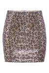JDY - Nederdel - Leona Sequins Mini Skirt - Brown Rice