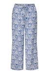 JDY - Bukser - May Life Mw Wide Pant - Birch/Blue Ikat
