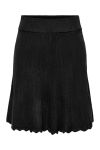 JDY - Nederdel - JDY Letty Hw Skirt Knt - Black