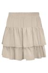 JDY - Nederdel - JDY Lotus Layer Skirt - Peyote