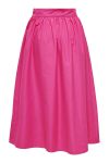 JDY - Nederdel - JDY Selena Hw Midi Skirt Wvn - Fuchsia Purple