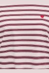 JDY - Bluse - Pisa LS Print Top - Chalk Pink/Chelsea Stripe Heart