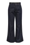 JDY - Jeans - Jdy New Sansa Hw Straight Jeans - Dark Blue Denim