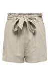 JDY - Shorts - JDY Say MW Linen Shorts - Oatmeal