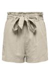 JDY - Shorts - JDY Say MW Linen Shorts WNM - Oatmeal