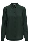 JDY - Skjorte - JDY Brooke L/S Foil  Shirt - Scarab