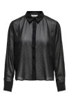 JDY - Skjorte - Jdy Glam L/S Shirt - Black