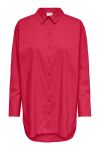 JDY - Skjorte - JDY Mio L/S Long Shirt - Raspberry Wine