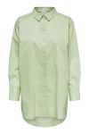 JDY - Skjorte - Mio L/S Long Shirt - Pastel Green