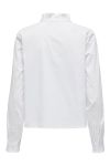 JDY - Skjorte - JDY Mio L/S String Shirt -Bright White