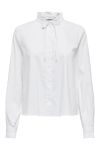 JDY - Skjorte - JDY Mio L/S String Shirt -Bright White