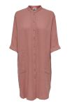 JDY - Skjorte - JDY Theis 3/4 Oversized Shirt - Canyon Rose