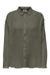 JDY - Skjorte - JDY Theis LS Loose Shirt - Kalamata