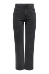 JDY - Jeans - Jdy Stine Stone Hw Straight Jeans - Black Denim