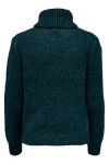 JDY - Strik - Dinea L/S Rollneck - Deep Teal