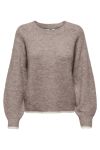 JDY - Strik - Ingeborg Life LS Contrast Pull Knt - Falcon