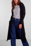Pieces - Strik - PC Jennifer LS Long Knit Cardigan - Black