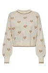 JDY - Strik - JDY Romance L/S Pullover Knt Noos - Birch