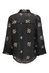 JDY - Bluse - Theo 7/8 Embroidery Shirt - Black