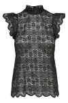 JDY - Top - JDY Blond S/L Lace Top - Black