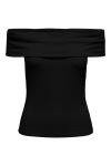 JDY - Top - Fransiska S/S Offshoulder Top - Black