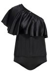 JDY - Top - JDY Mary Oneshoulder Body Top - Black
