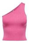 JDY - Top - JDY Nanna Sun One Shoulder Top - Pink Power