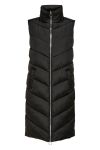 JDY - Vest - Finno Long Padded Waistcoat - Black
