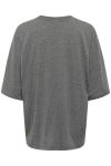 Gestuz - T- Shirt - Jilan Tee - Dark Grey Mélange